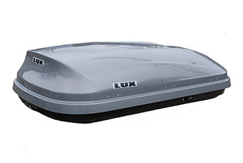 Автобокс LUX серый глянцевый в изометрической проекции